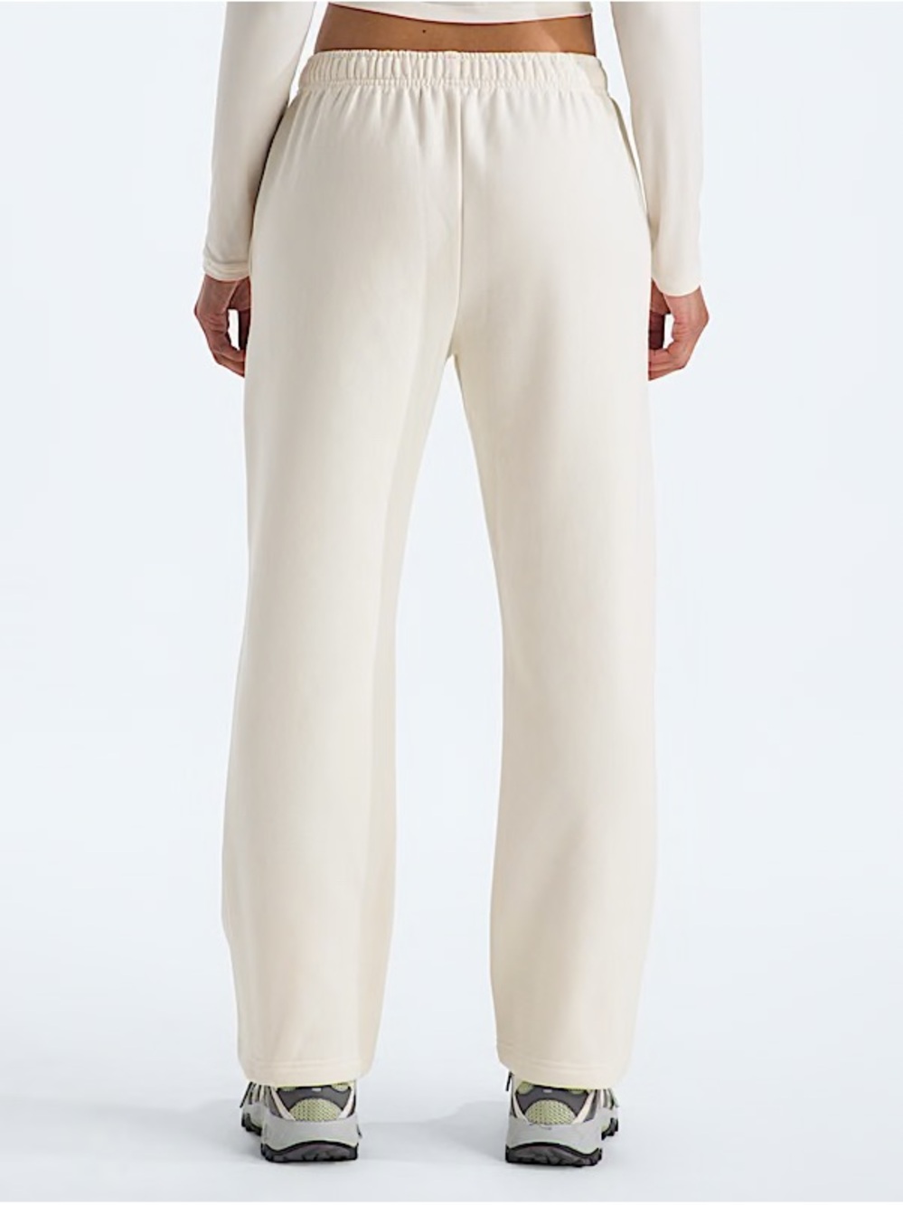 The North Face Cream Wide-Leg Track Pants - Picture 2 of 2